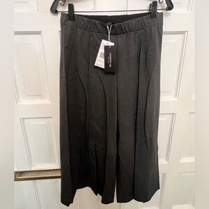 Lafayette 148 Dark Nickel Wide-Leg Trousers - New with Tags